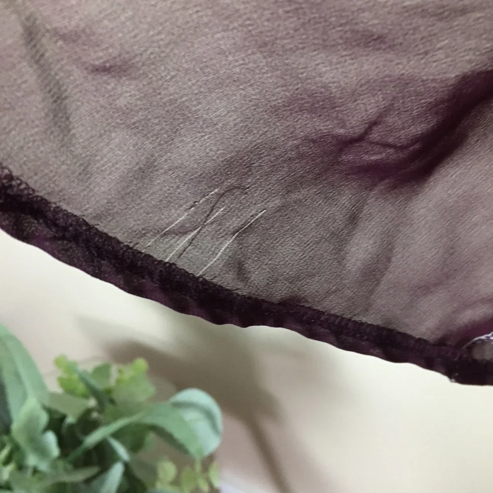 [Victoria's Secret] Beige Plum Ruffle Tank Top - Picture 4 of 9